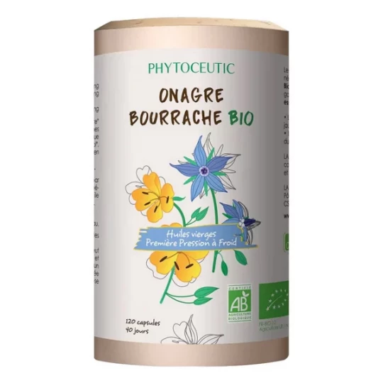 Phytoceutic Onagre Bourrache Bio Capsules x 120