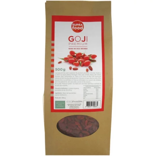 Exopharm Goji Premium - Baies de Goji de l'Himalaya 500 g