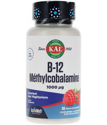 Kal Vitamine B12 Méthylcobalamine 90 Micro-Comprimés