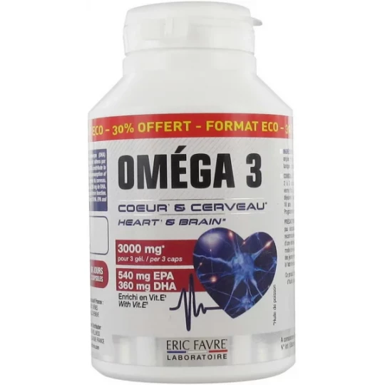 Eric Favre Oméga 3 Capsules x 120