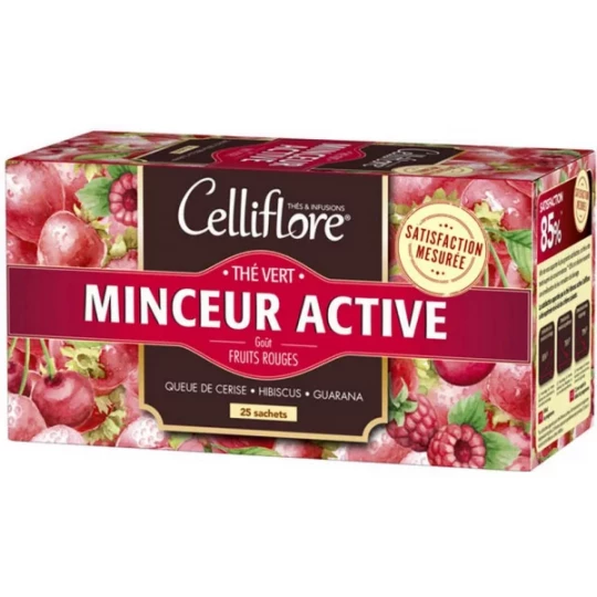 Celliflore Thé Vert Minceur Active Sachets x 25