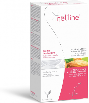 Netline Crème dépilatoire Visage et zones sensibles 75 ml