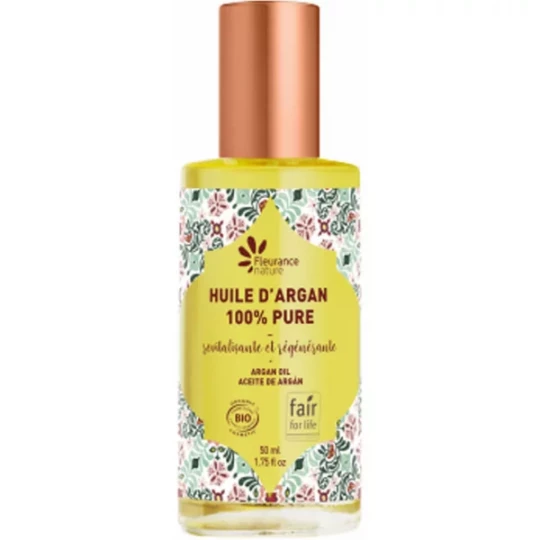 Fleurance Nature Huile d'Argan 100% Pure Bio 50 ml