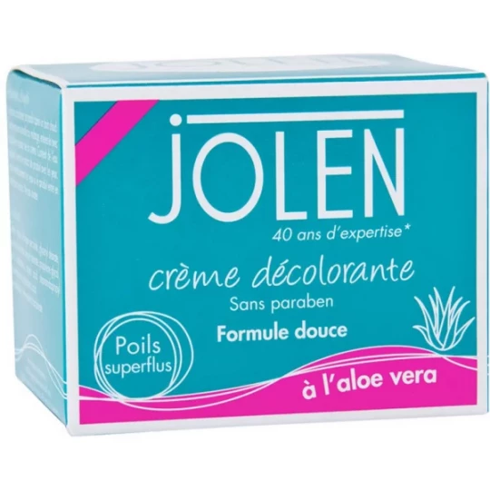 Jolen Crème Décolorante Formule Douce à l'Aloe Vera 30 ml + Activateur 7 g