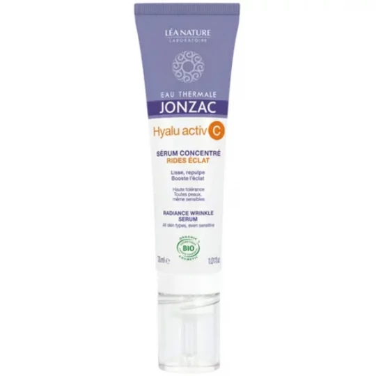 Eau Thermale Jonzac Hyalu activ C Sérum Concentré Rides Éclat Bio 30 ml