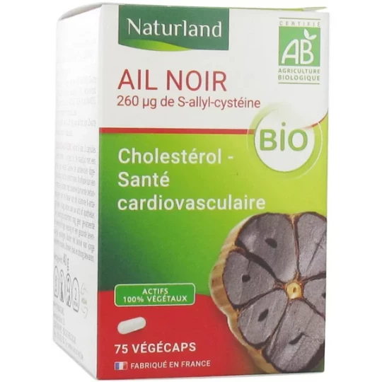 Naturland Ail Noir Bio 75 Végécaps