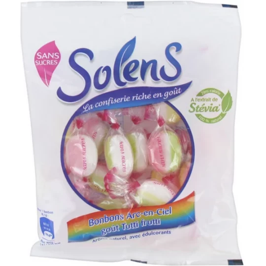 Solens Bonbons Arc-en-Ciel Sans Sucre 100 g