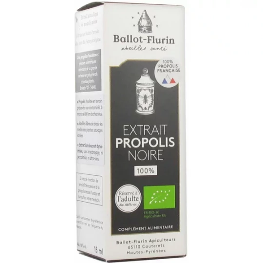 Ballot-Flurin Extrait de Propolis Noire Bio 15 ml