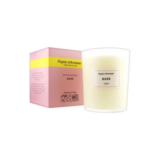 Papier d'Arménie Bougie Parfumée Rose
