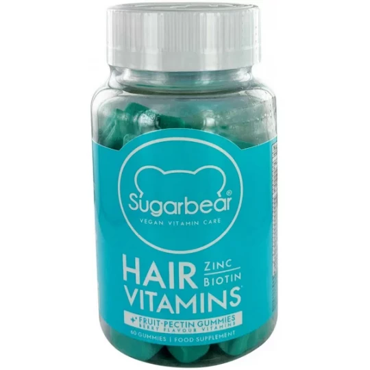 Sugarbearhair Vitamines Cheveux Gummies x 60