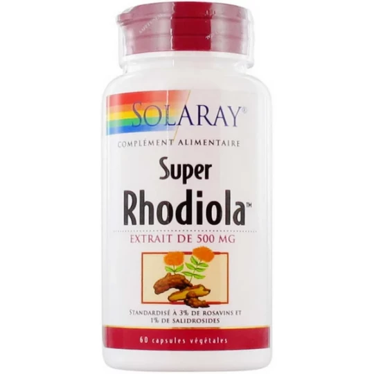 Solaray Super Rhodiola Capsules Végétales x 60