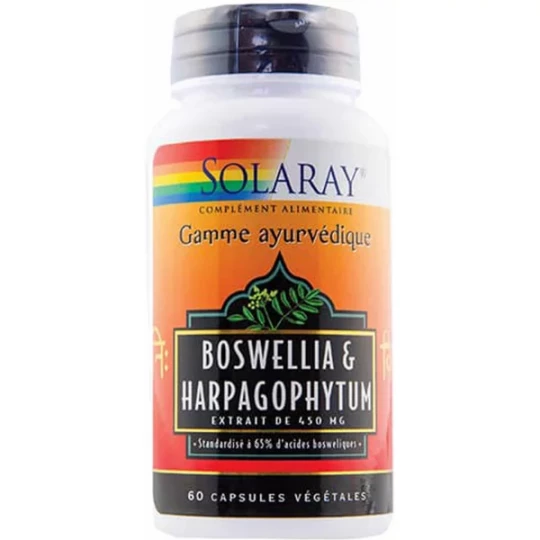Solaray Boswellia et Harpagophytum Capsules Végétales x 60