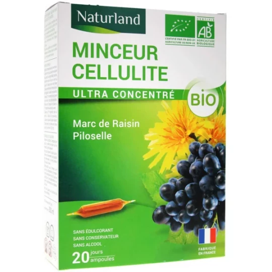 Naturland Minceur Cellulite Bio Ampoules 10 ml x 20