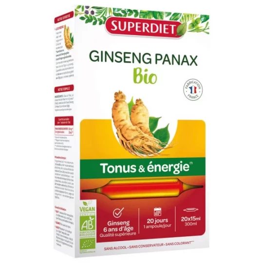 Superdiet Ginseng Bio Ampoules x 20