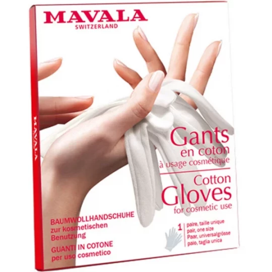 Mavala Gants en Coton Paire