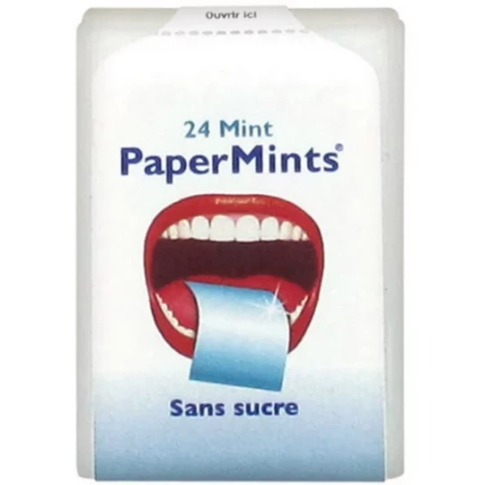 PaperMints Sans Sucre Feuilles x 24