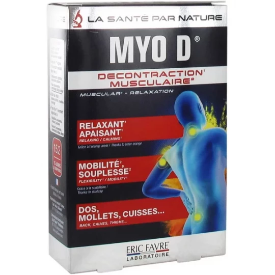 Eric Favre Myo D Décontraction Musculaire Comprimés x 30