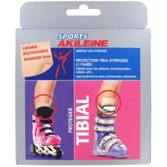 Akileïne Sports Tibial Protection Tibia Hydrogel 1 Paire