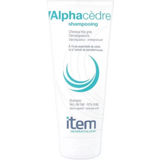 Item Dermatologie Alphacèdre Shampoing Cheveux Très Gras 200 ml