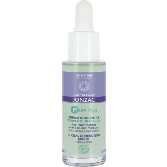 Eau Thermale Jonzac Pure Age Sérum Concentré Correcteur Global Bio 30 ml
