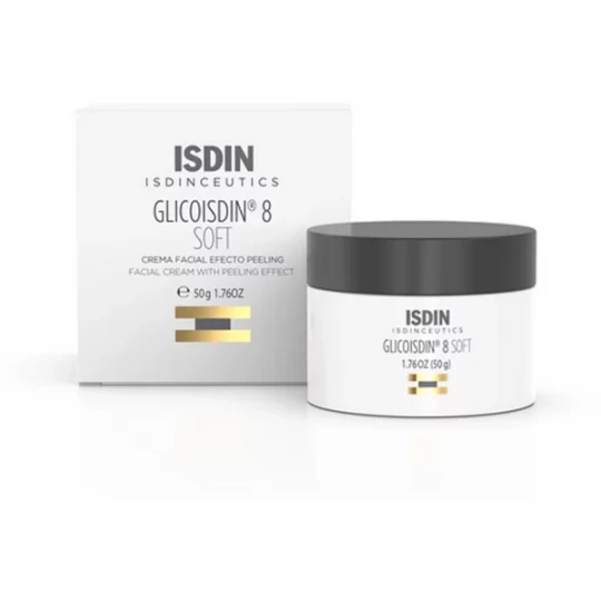 Isdin Isdinceutics Glicoisdin 8 Soft Crème Visage Effet Peeling 50 g