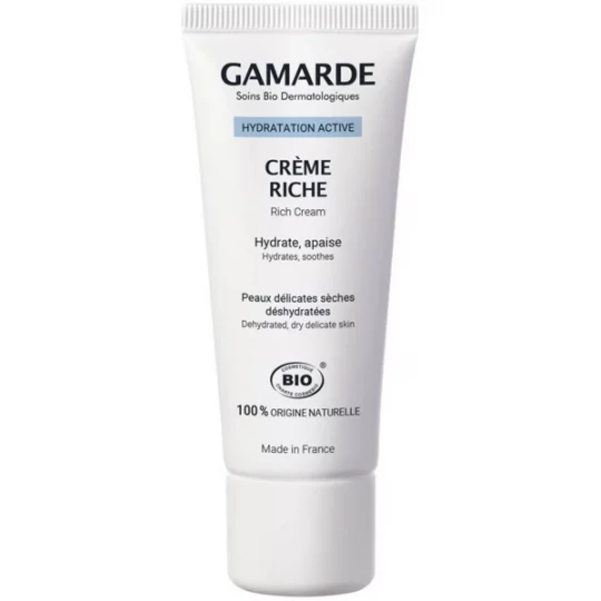 Gamarde Hydratation Active Crème Riche Bio 40 ml