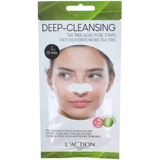 l'Action Paris Patchs Points Noirs Tea Tree 5 Bandes