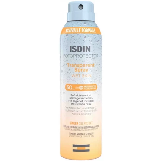 Isdin Fotoprotector Transparent Spray Wet Skin SPF50 250 ml