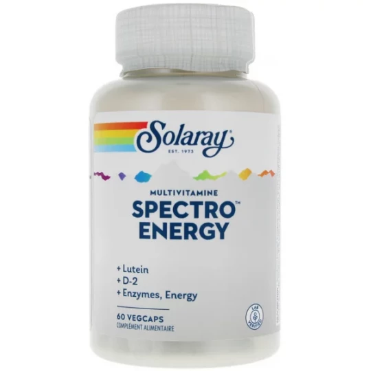 Solaray Spectro Energy Multivitamine Capsules Végétales x 60