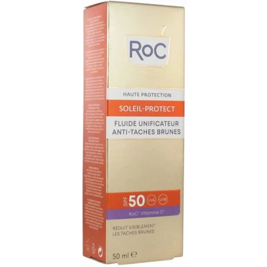 RoC Soleil'Protect Fluide Unificateur Anti-Taches Brunes SPF50 50 ml