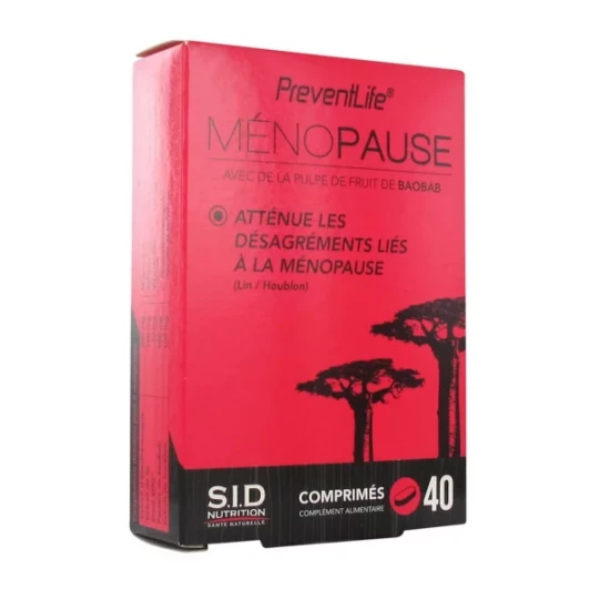 S.I.D Nutrition PreventLife Ménopause Comprimés x 40