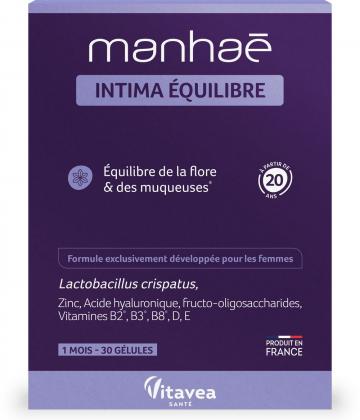 Manhaé Intima Équilibre 15+ Gélules x 30