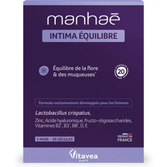 Manhaé Intima Équilibre 15+ Gélules x 30