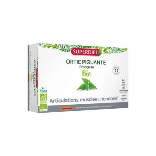 Superdiet Ortie Piquante Bio Ampoules x 20