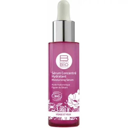 BcomBIO Sérum Concentré Hydratant Visage et Yeux 30 ml