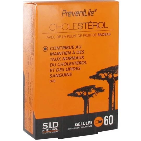 S.I.D Nutrition PreventLife Cholestérol Gélules x 60