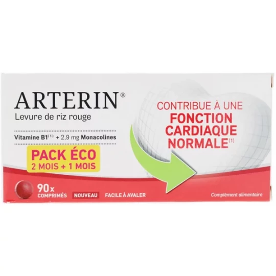 Arterin Levure de Riz Rouge Offre spéciale x 90