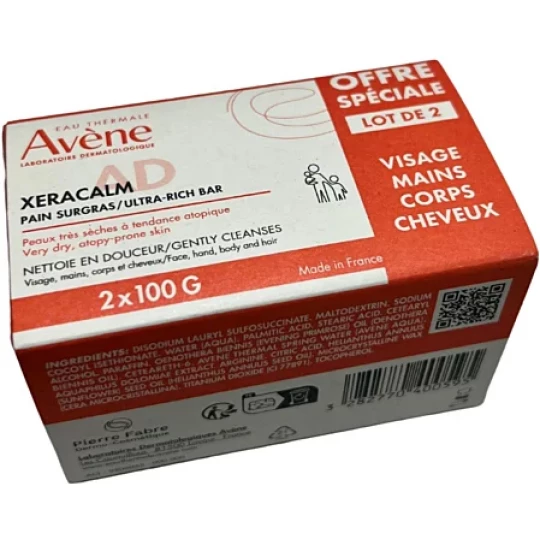 Avène Xeracalm AD Pain Nettoyant Surgras