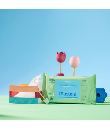 Mustela Lingettes Nettoyantes Parfumées Compostables x 60