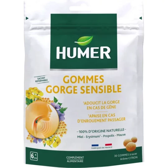 Humer Gorge Sensible Gommes x 30
