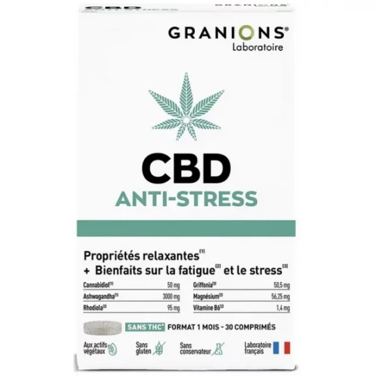 Granions CBD Anti-Stress x Comprimés x 30