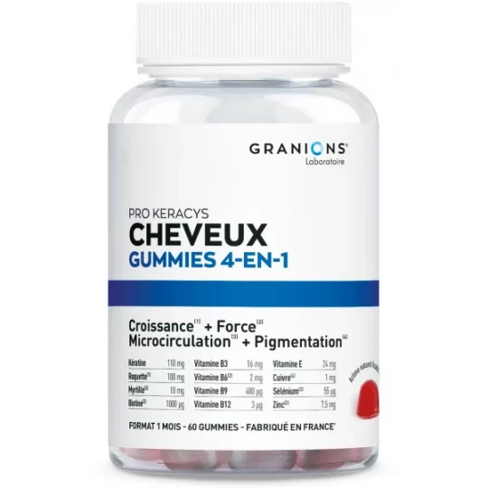 Granions Pro Keracys Cheveux 4-en-1 Gummies x 60 - image 2