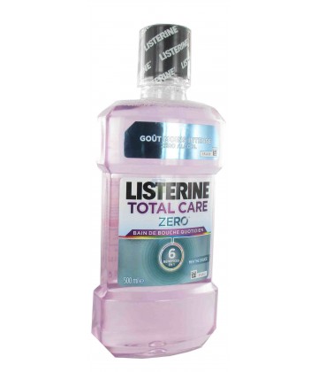 Listerine Bain de Bouche Total Care Zero 6 en 1 500 ml