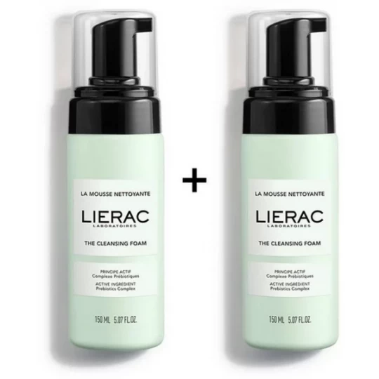 Lierac Démaquillant Mousse Nettoyante 2 x 150 ml