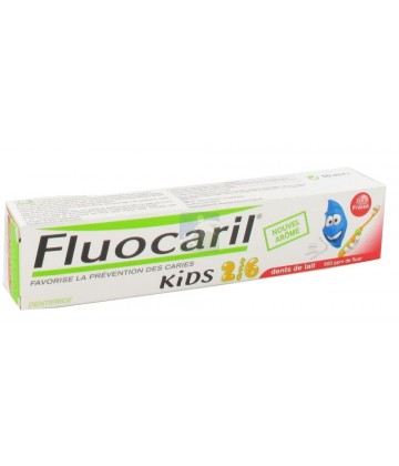 Fluocaril Kids Dentifrice Goût Fraise 50 ml