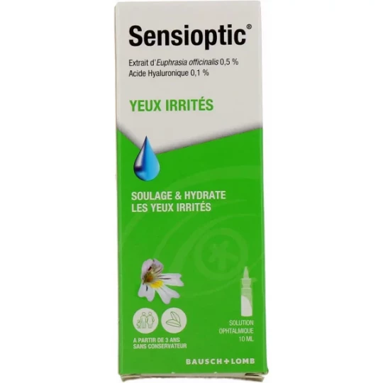 Sensioptic Collyre Yeux Irrités 10 ml