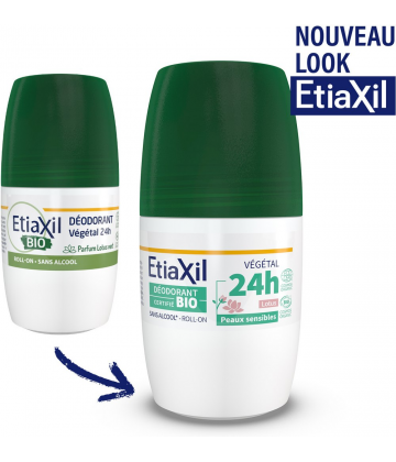 Etiaxil Déodorant Végétal Bio 24h Roll On