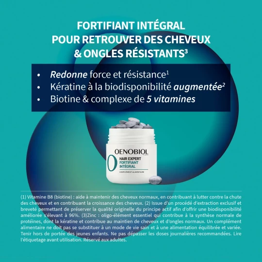 Oenobiol Hair Expert Fortifiant Intégral Comprimés - image 7