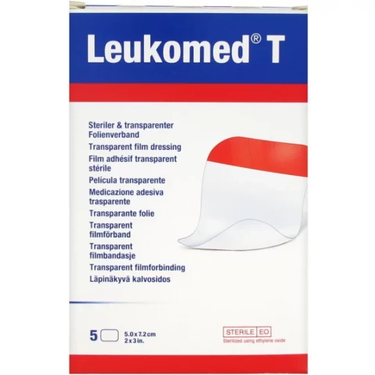 Leukomed T Pansements Transparents Stériles x 5