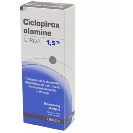 Ciclopirox Olamine Gerda 1,5% Shampooing 100 ml